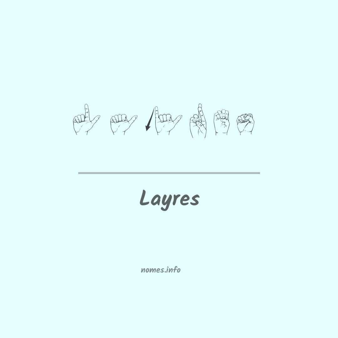 Layres em Libras