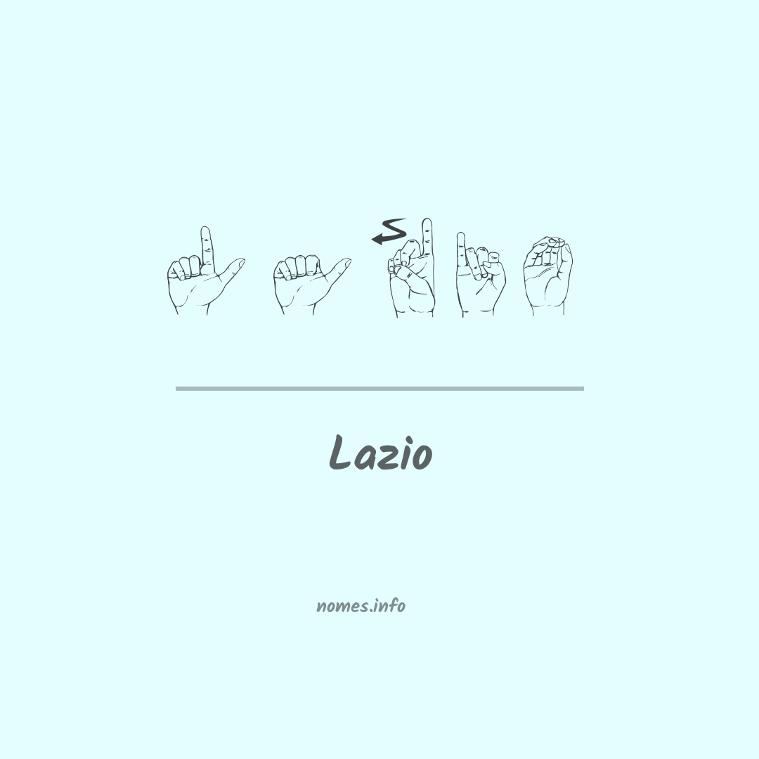 Lazio em Libras