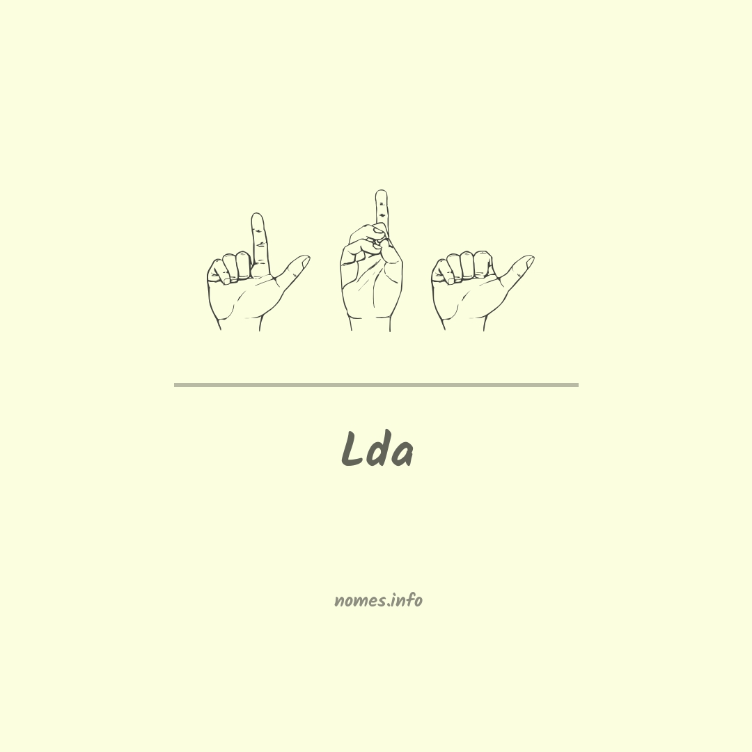 Lda em Libras