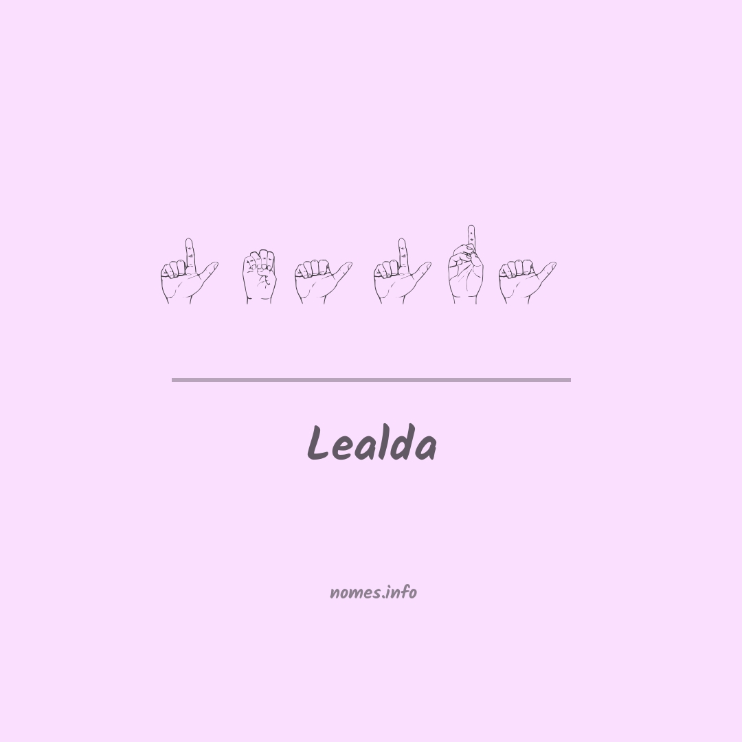 Lealda em Libras