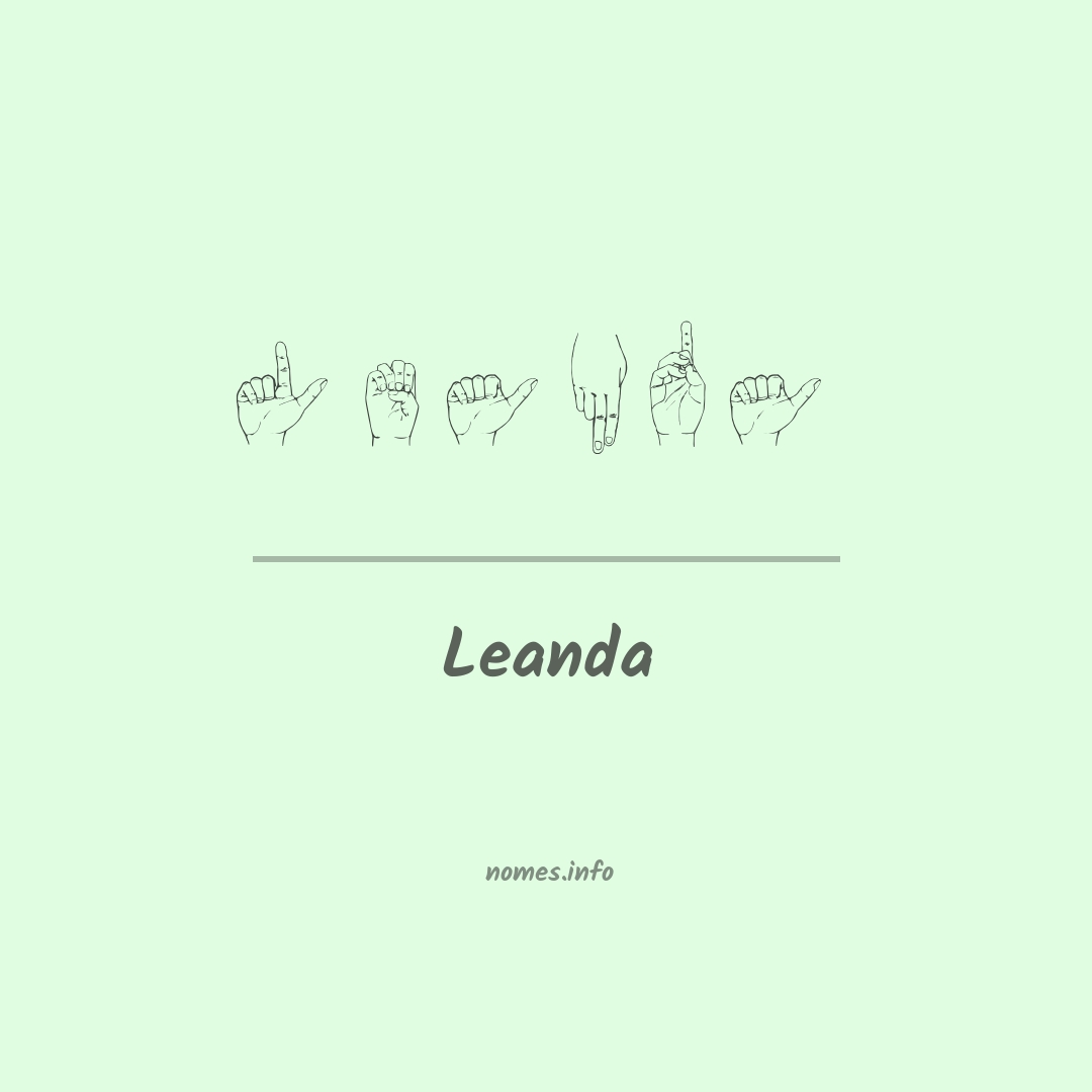 Leanda em Libras
