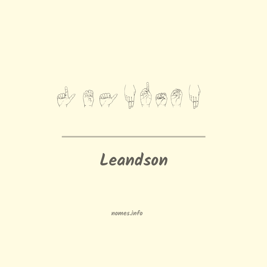 Leandson em Libras