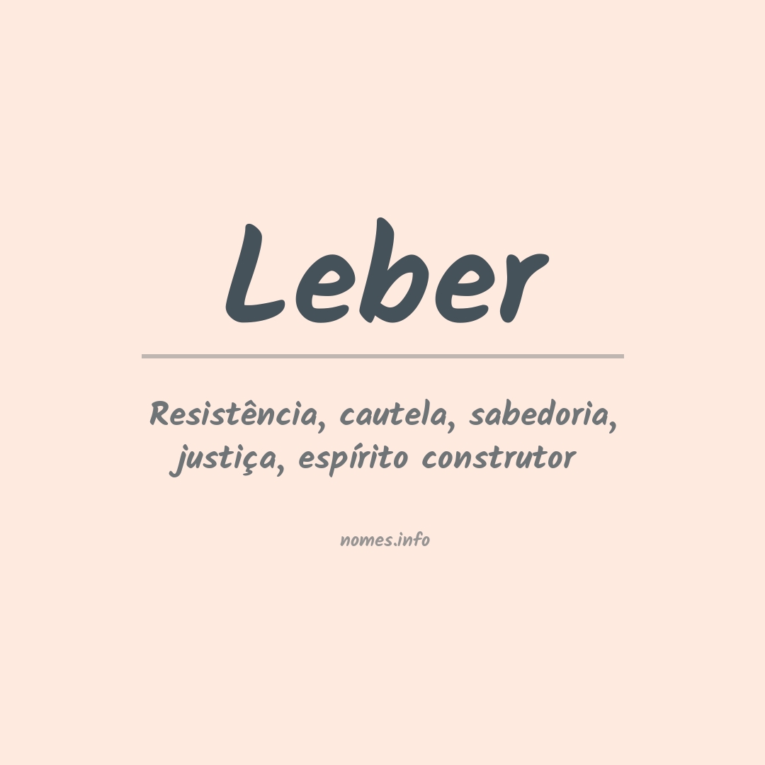 Significado do nome Leber