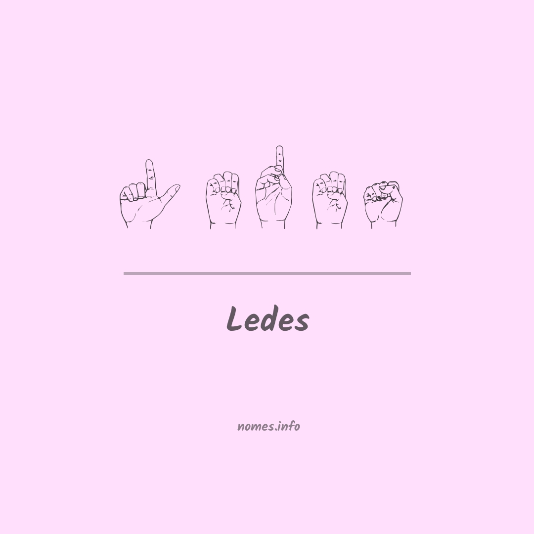 Ledes em Libras