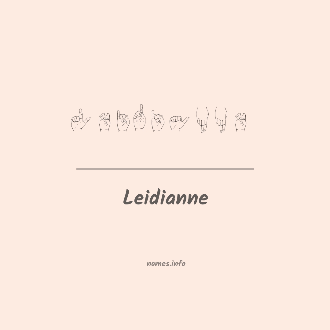 Leidianne em Libras
