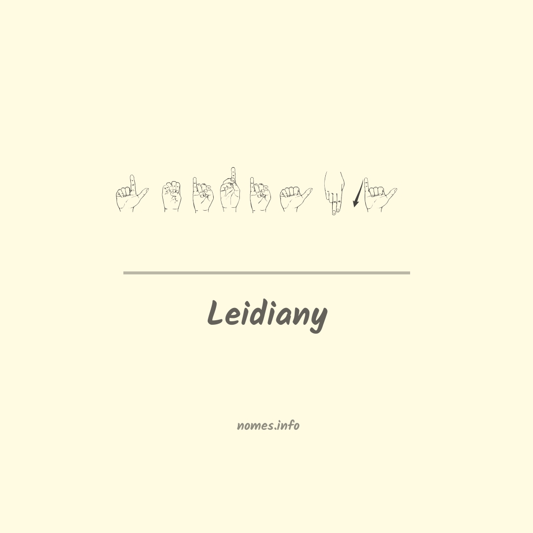 Leidiany em Libras