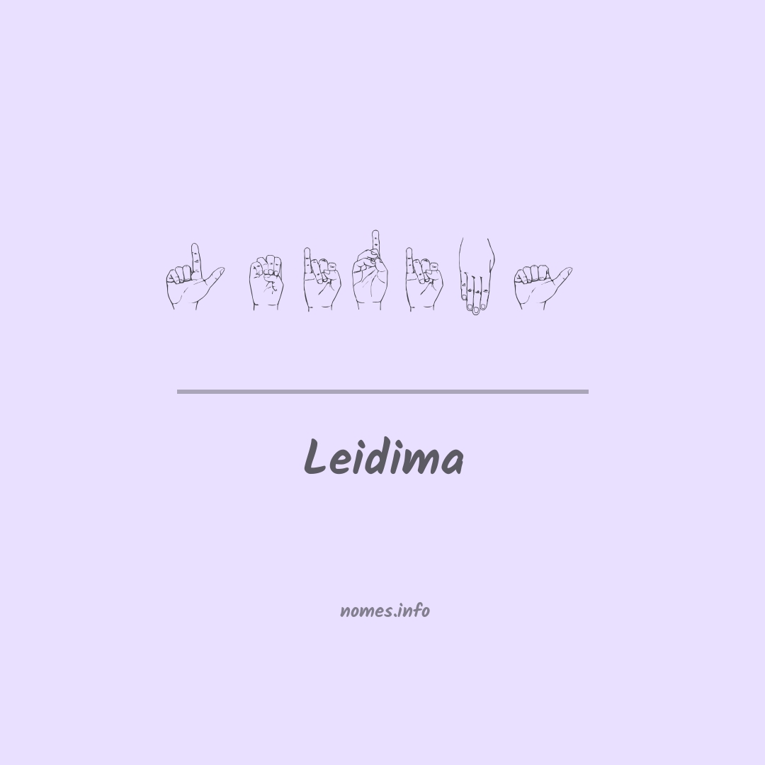Leidima em Libras