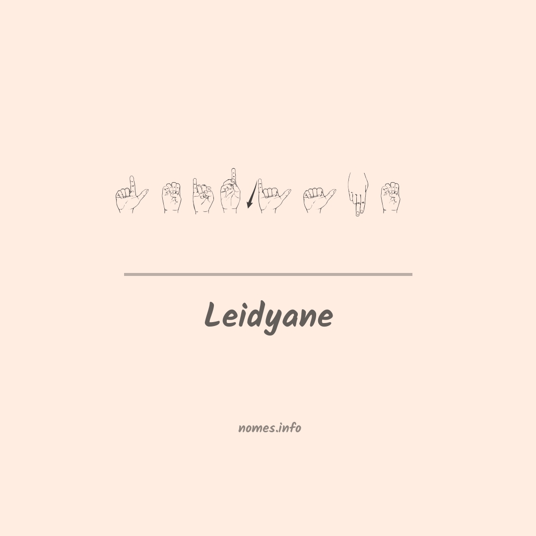 Leidyane em Libras
