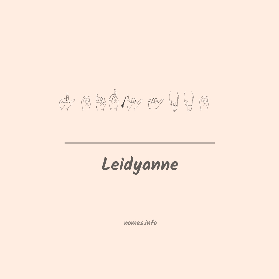Leidyanne em Libras