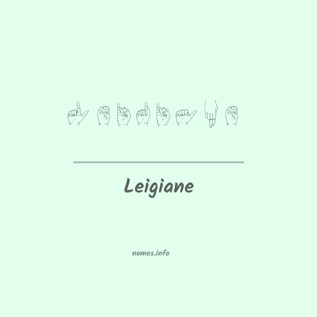 Leigiane em Libras