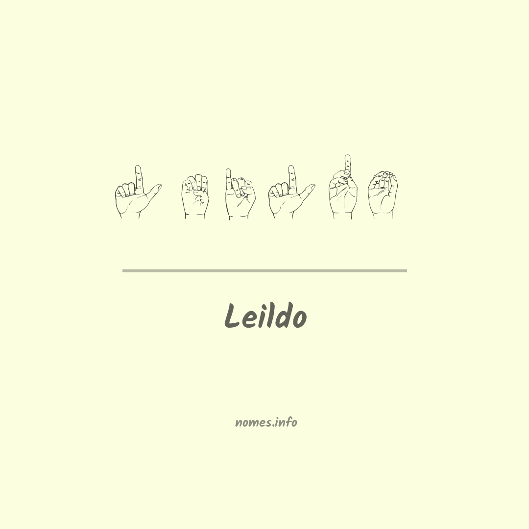 Leildo em Libras