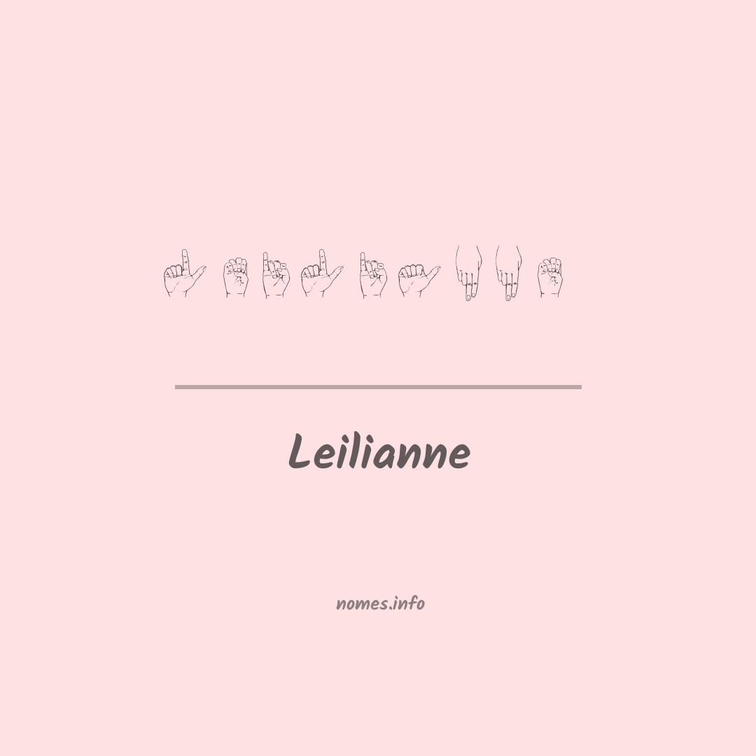 Leilianne em Libras