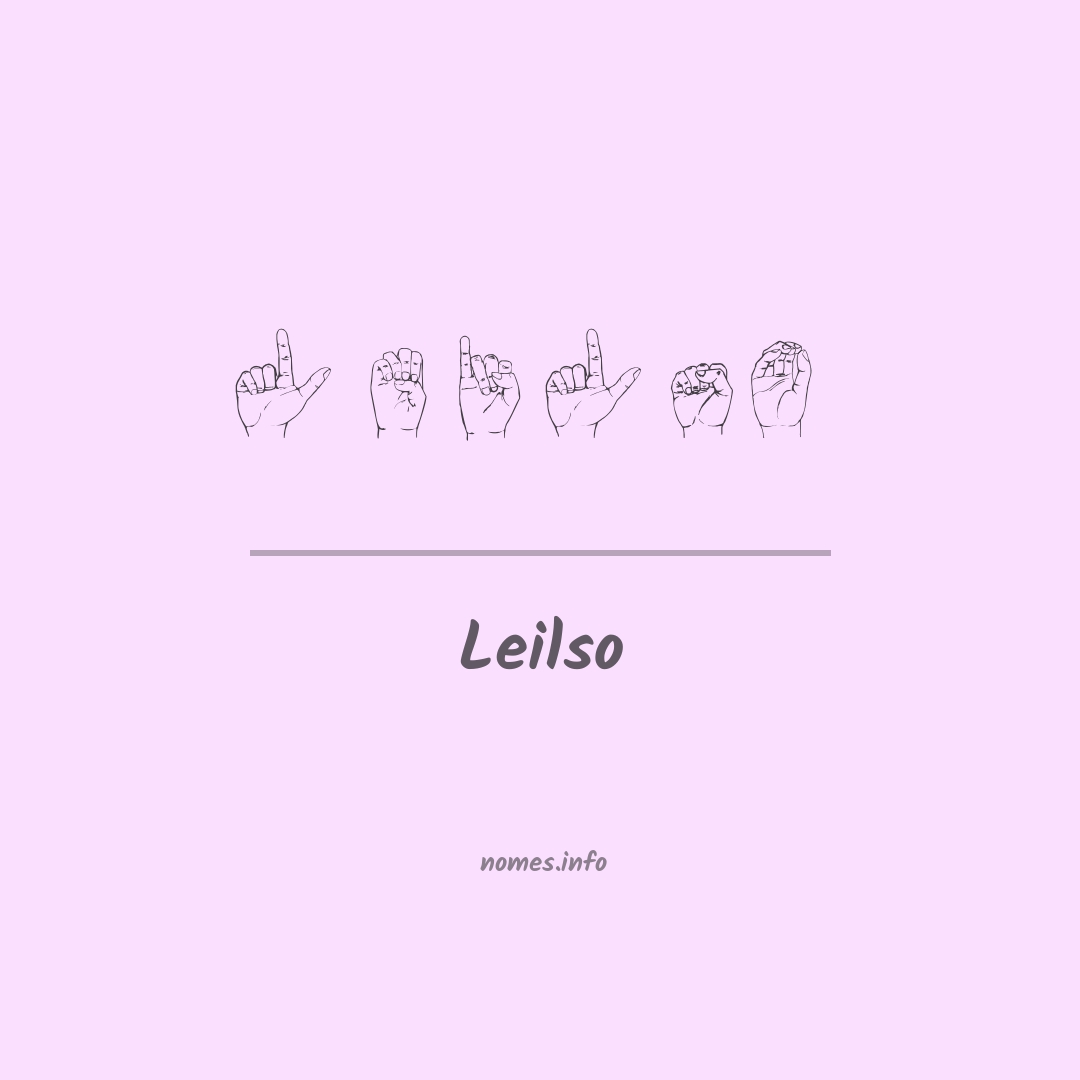 Leilso em Libras