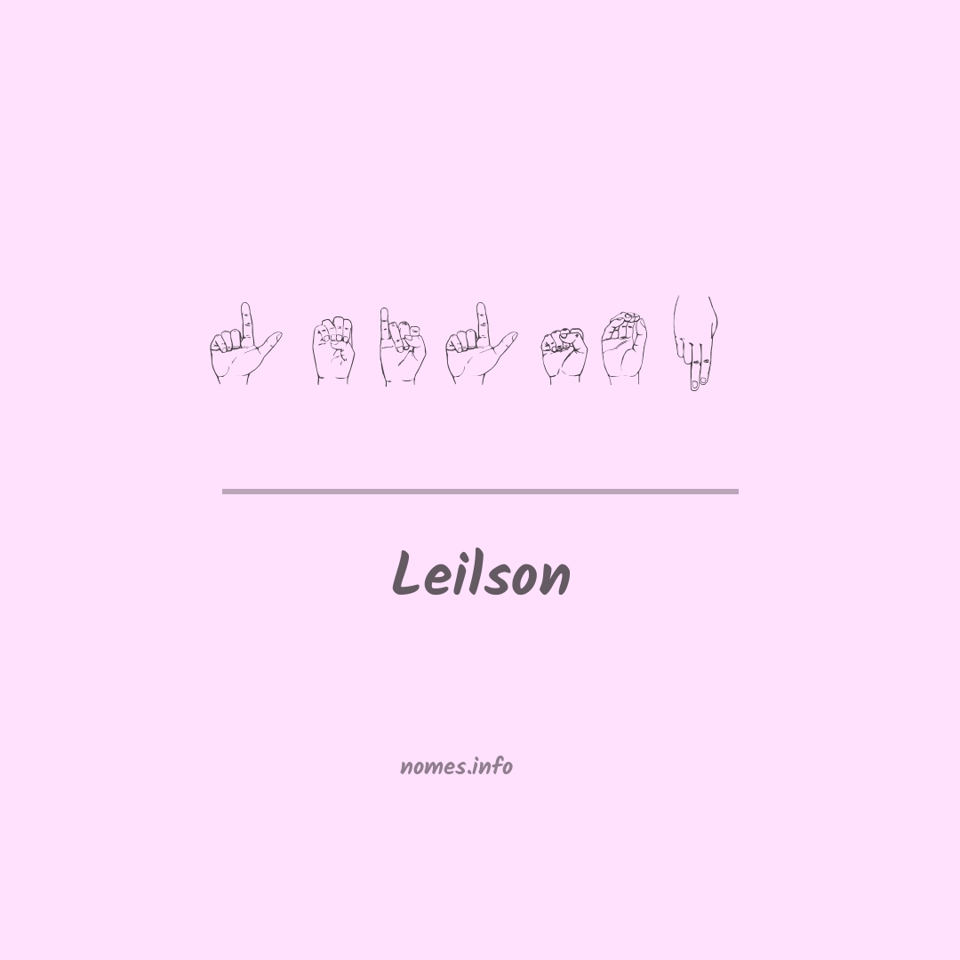 Leilson em Libras