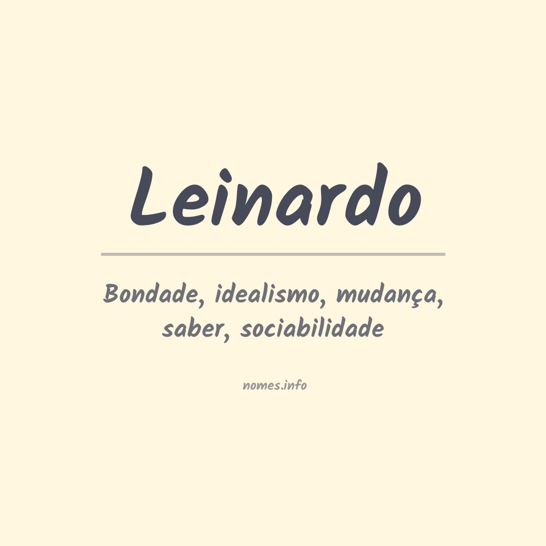 Significado do nome Leinardo