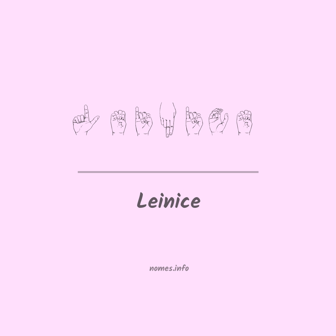 Leinice em Libras