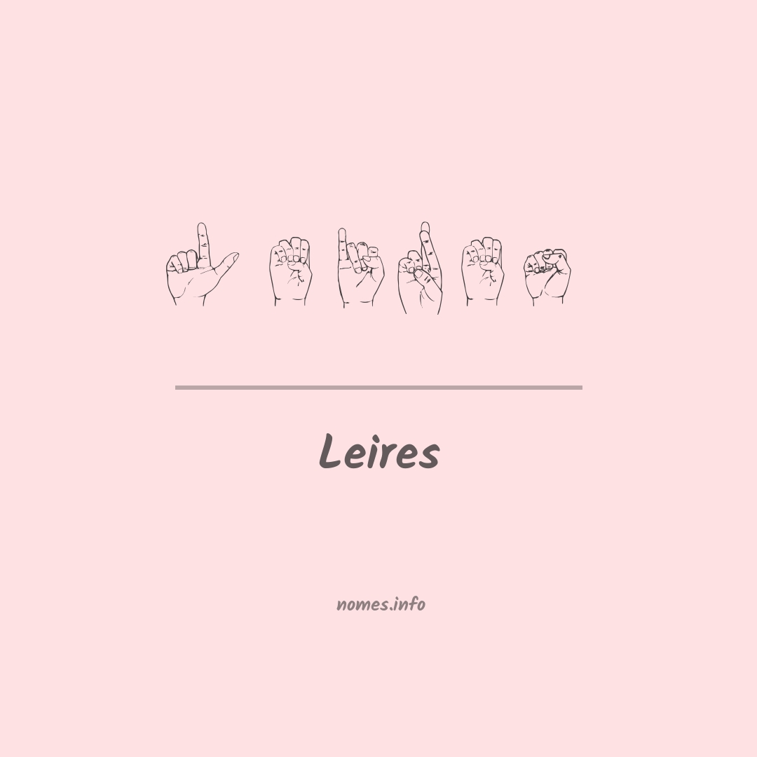 Leires em Libras