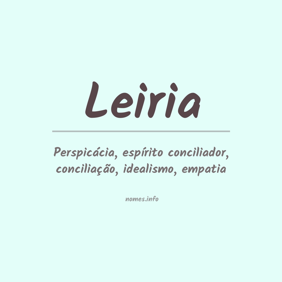 Significado do nome Leiria