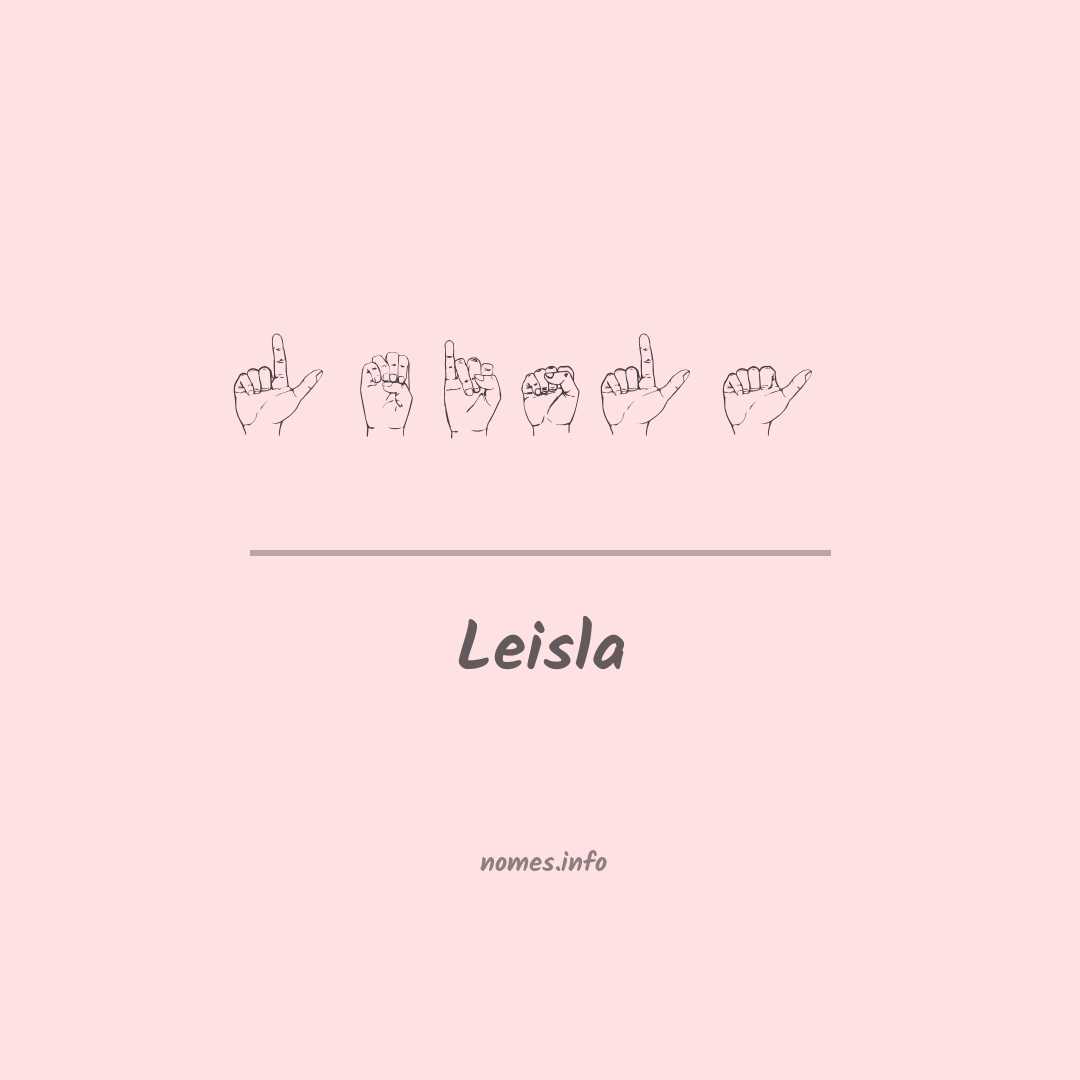 Leisla em Libras
