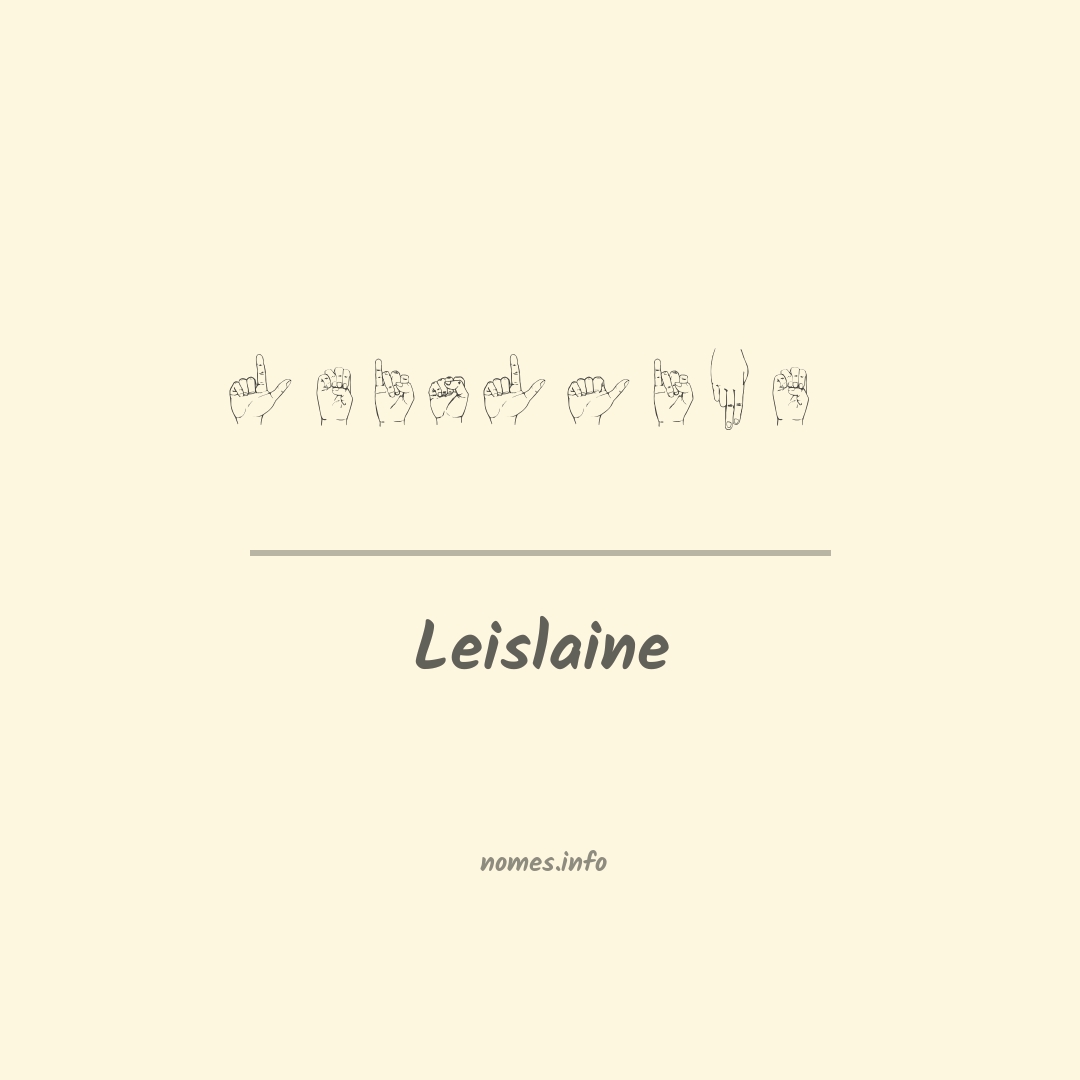 Leislaine em Libras