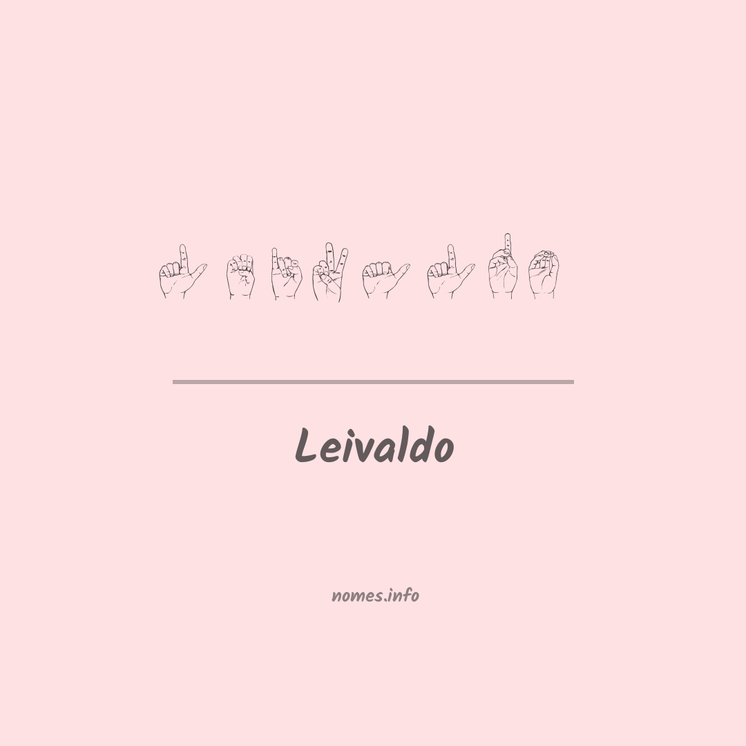 Leivaldo em Libras