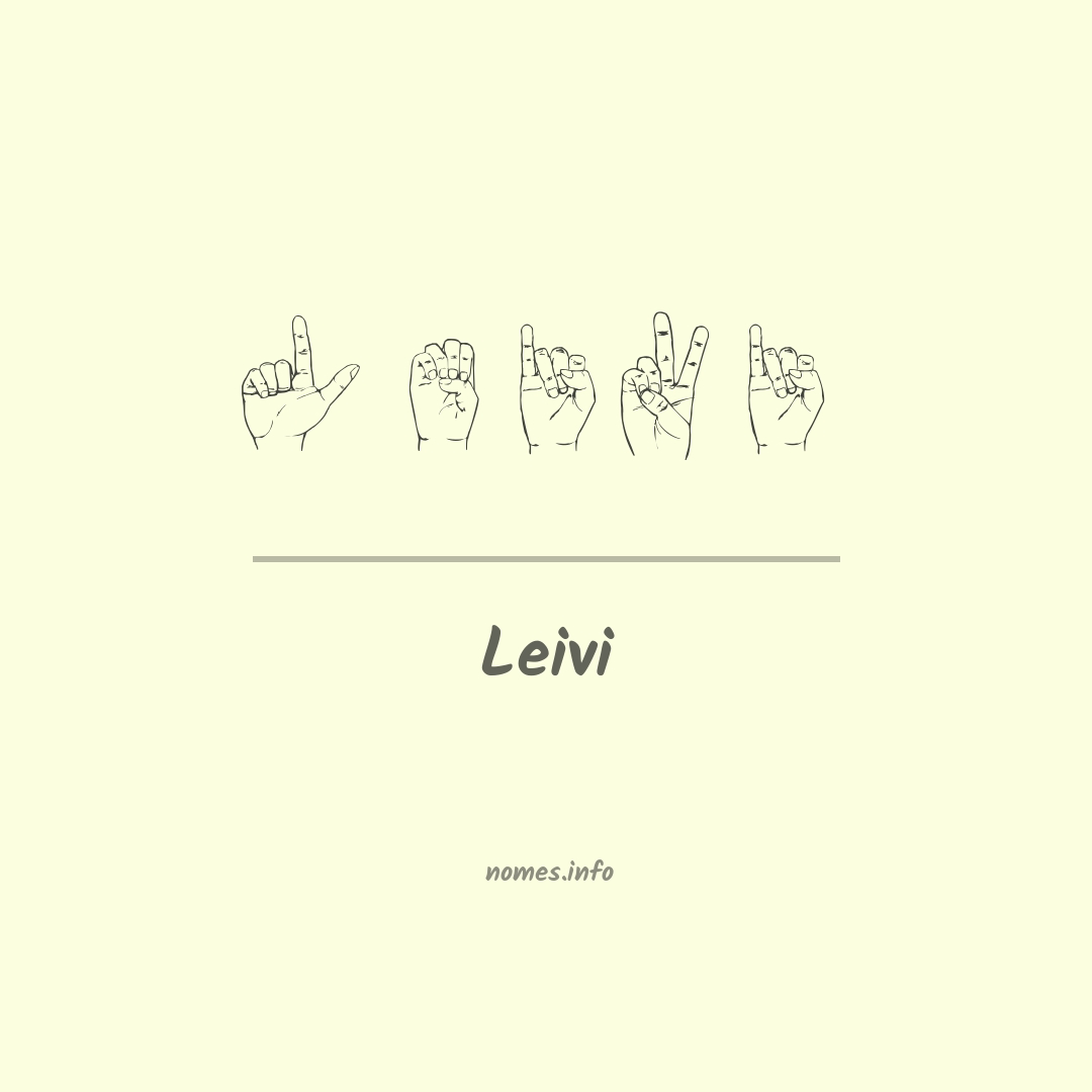 Leivi em Libras