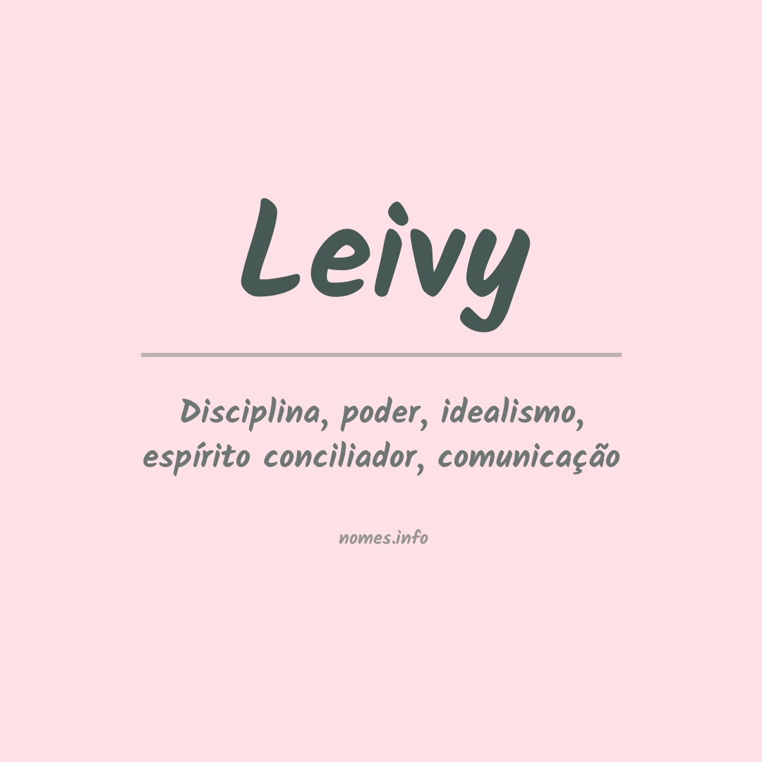 Significado do nome Leivy