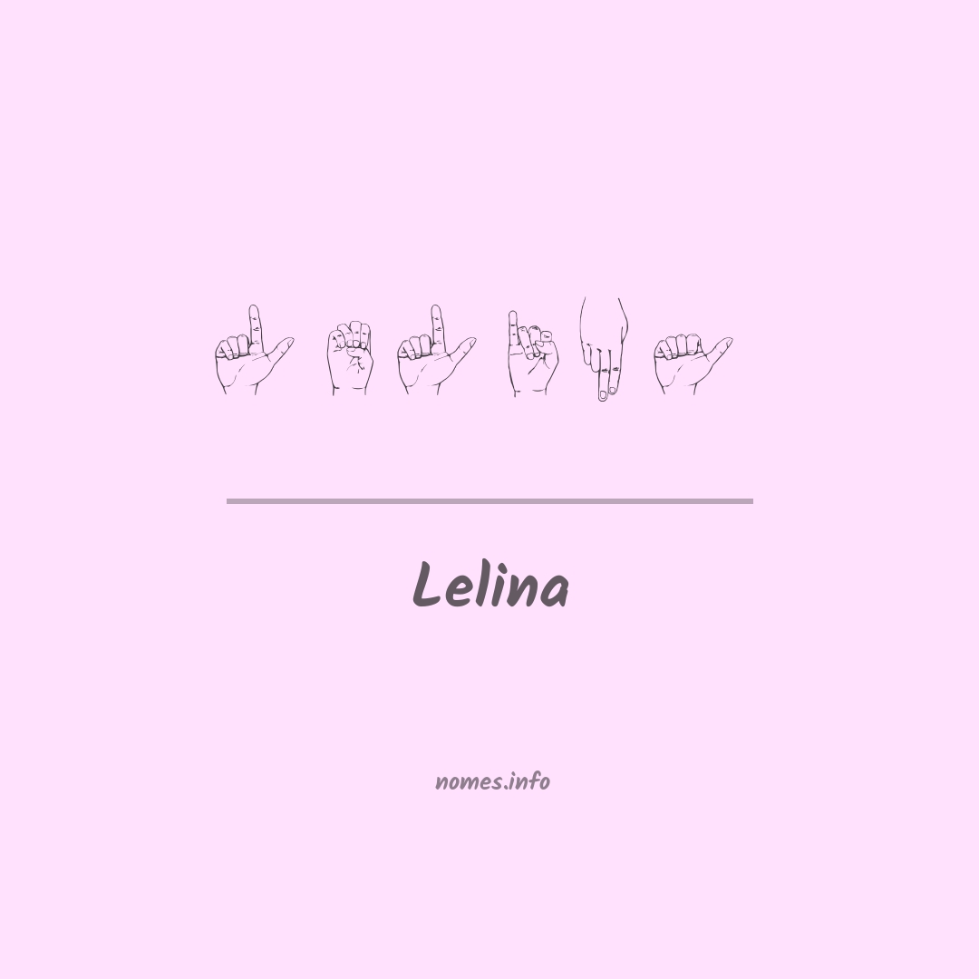 Lelina em Libras