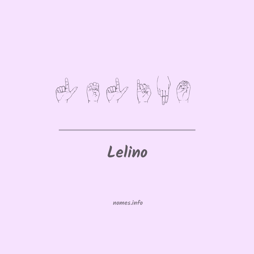 Lelino em Libras Lelino em Libras