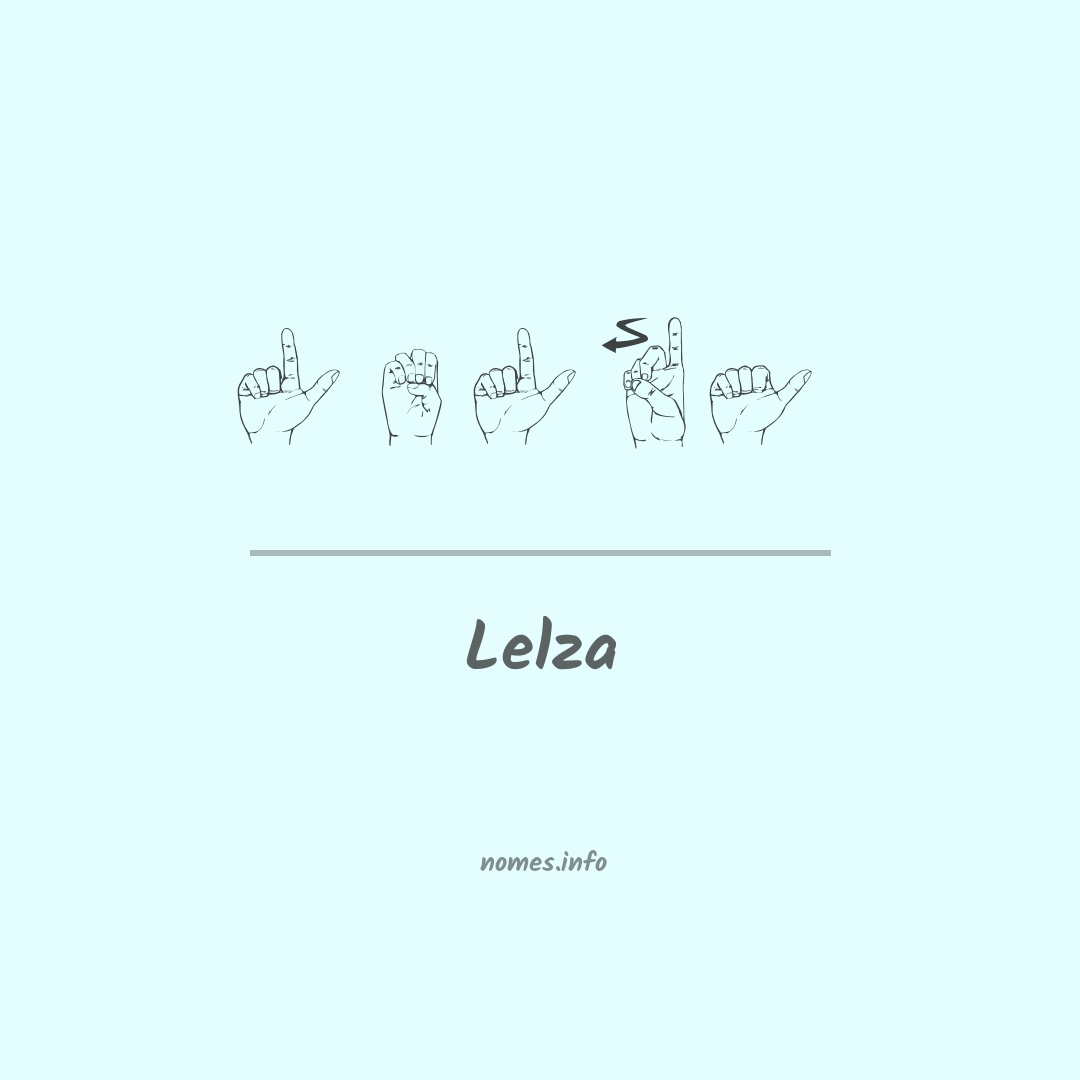 Lelza em Libras