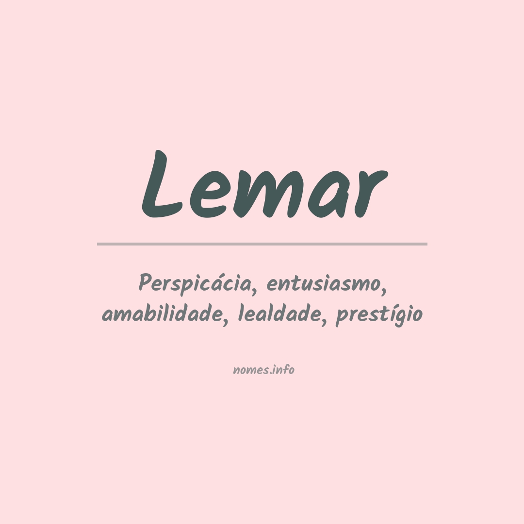 Significado do nome Lemar