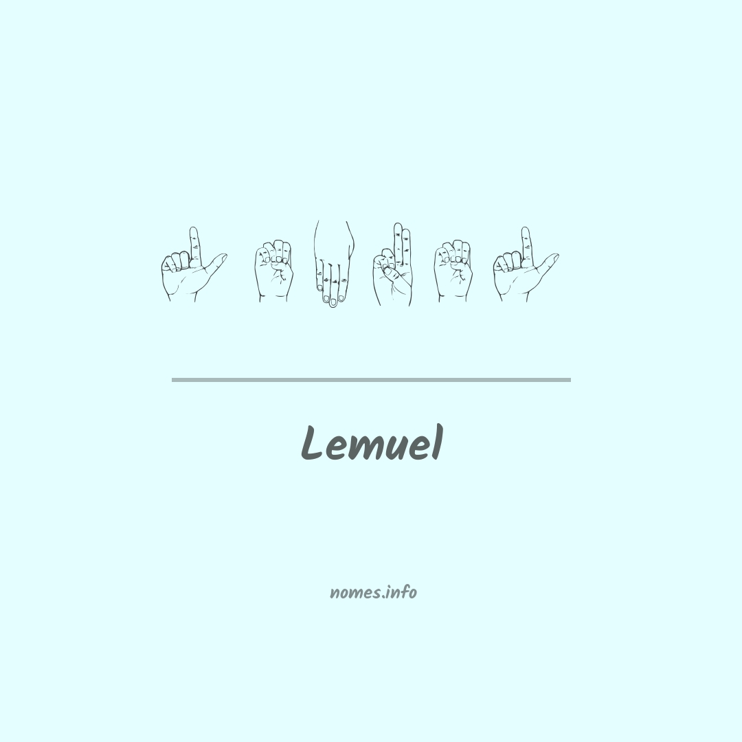 Lemuel em Libras