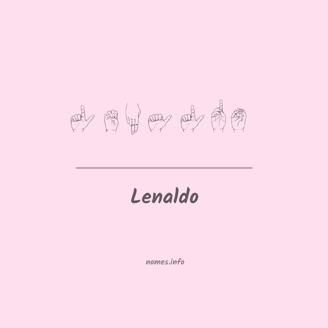 Lenaldo em Libras