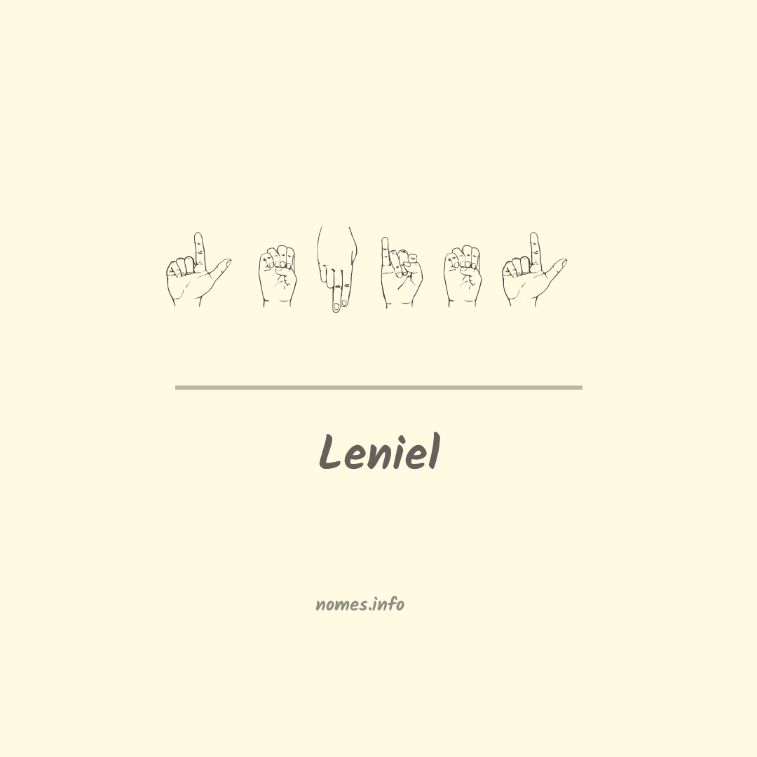 Leniel em Libras