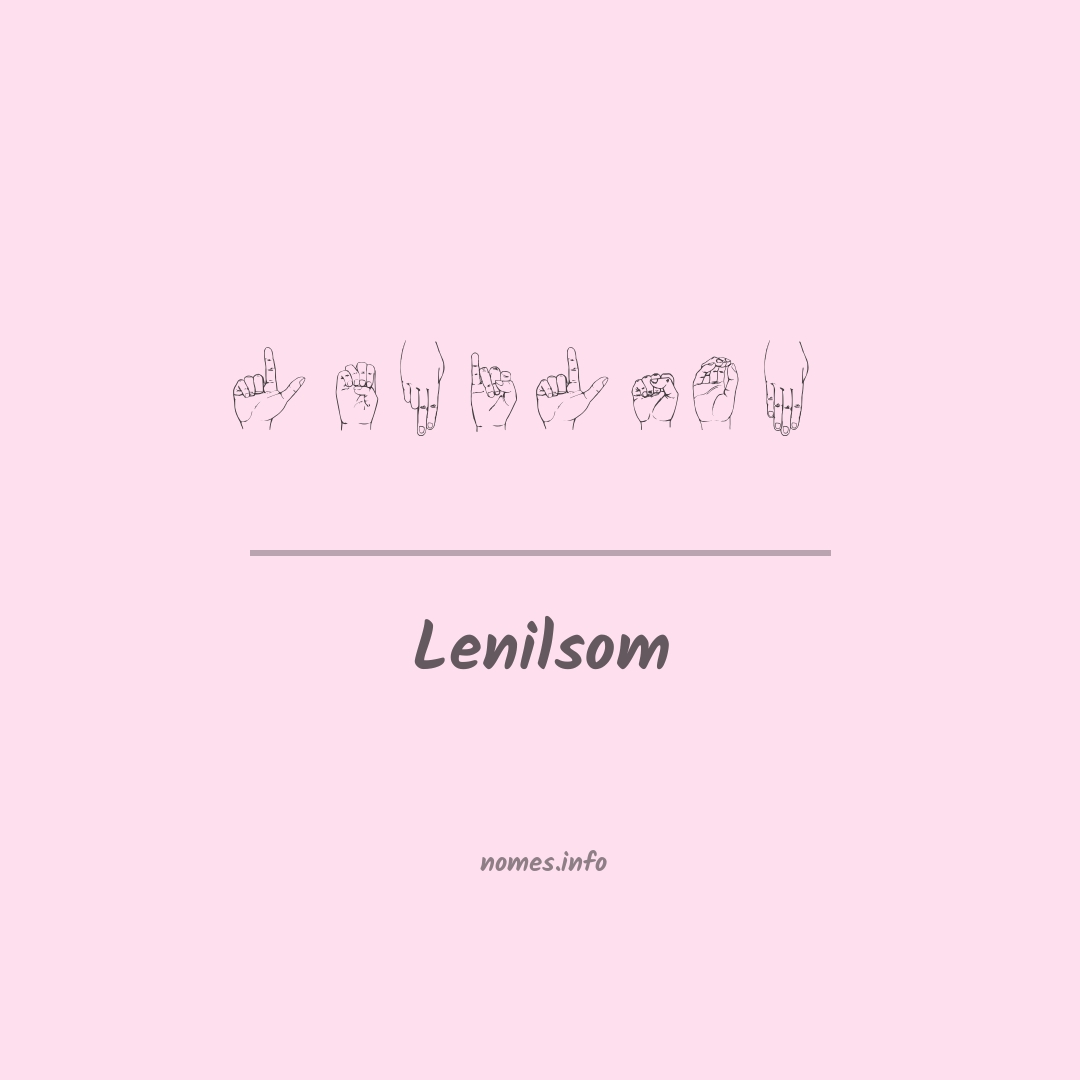 Lenilsom em Libras