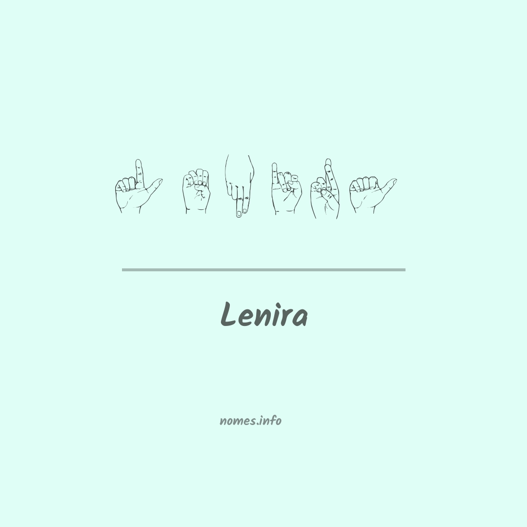 Lenira em Libras