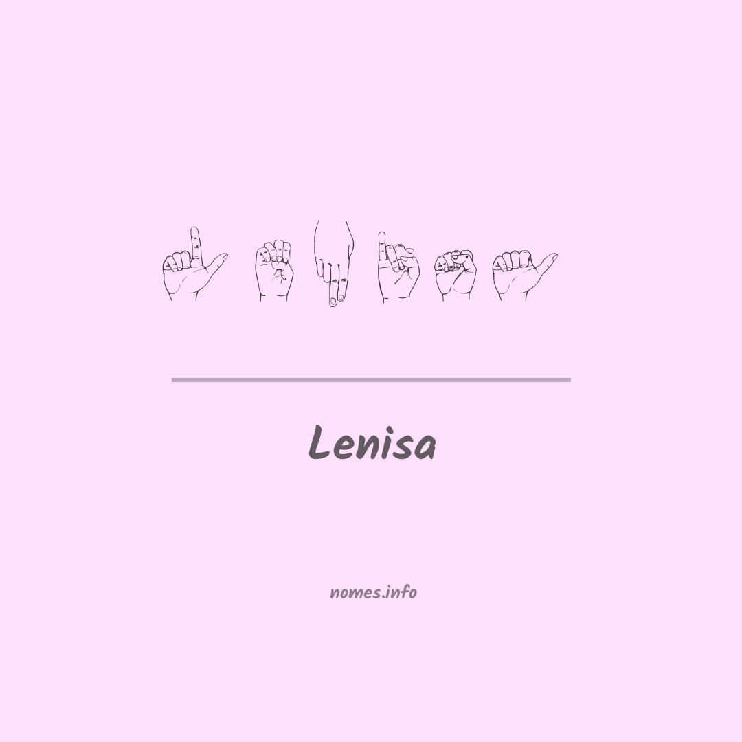 Lenisa em Libras