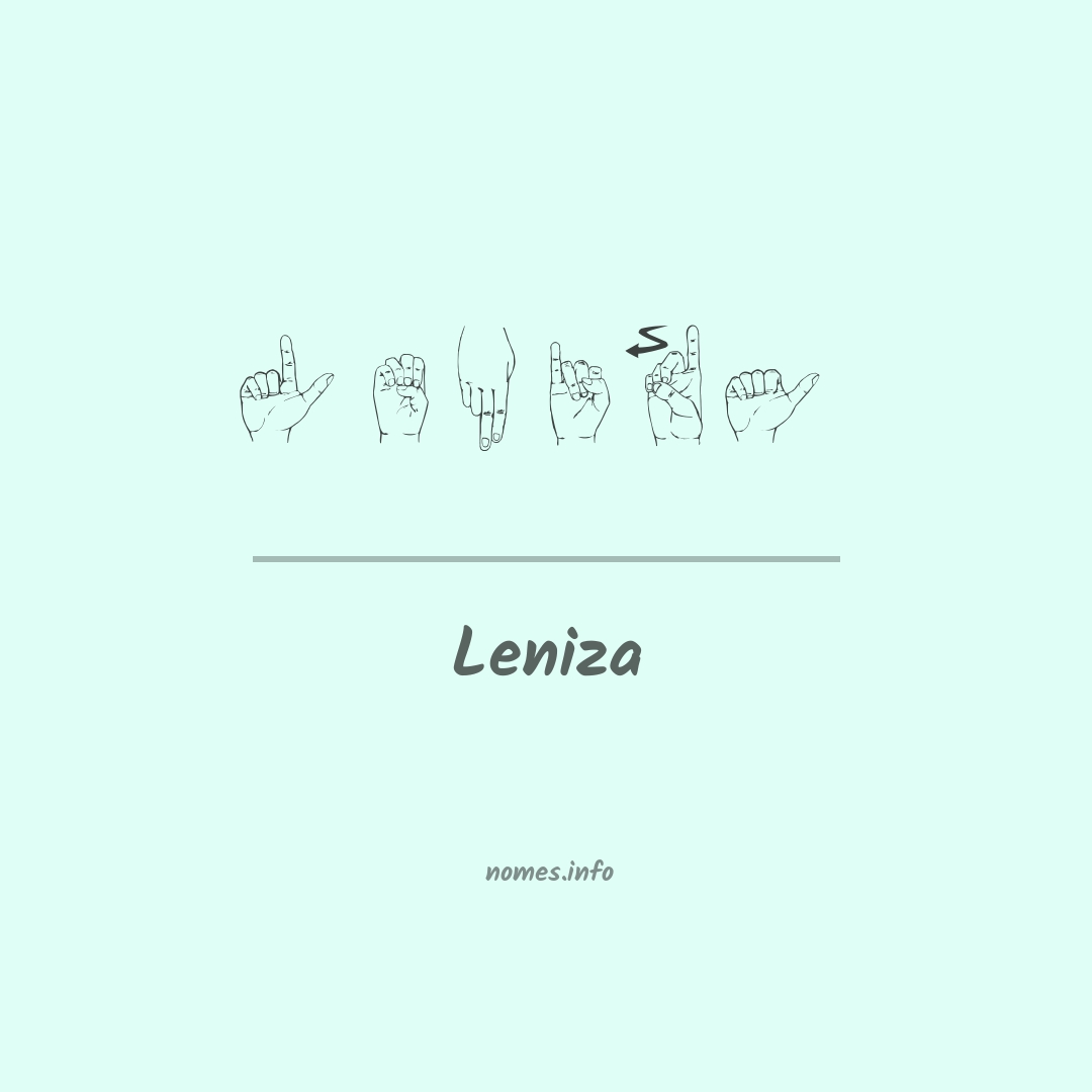 Leniza em Libras