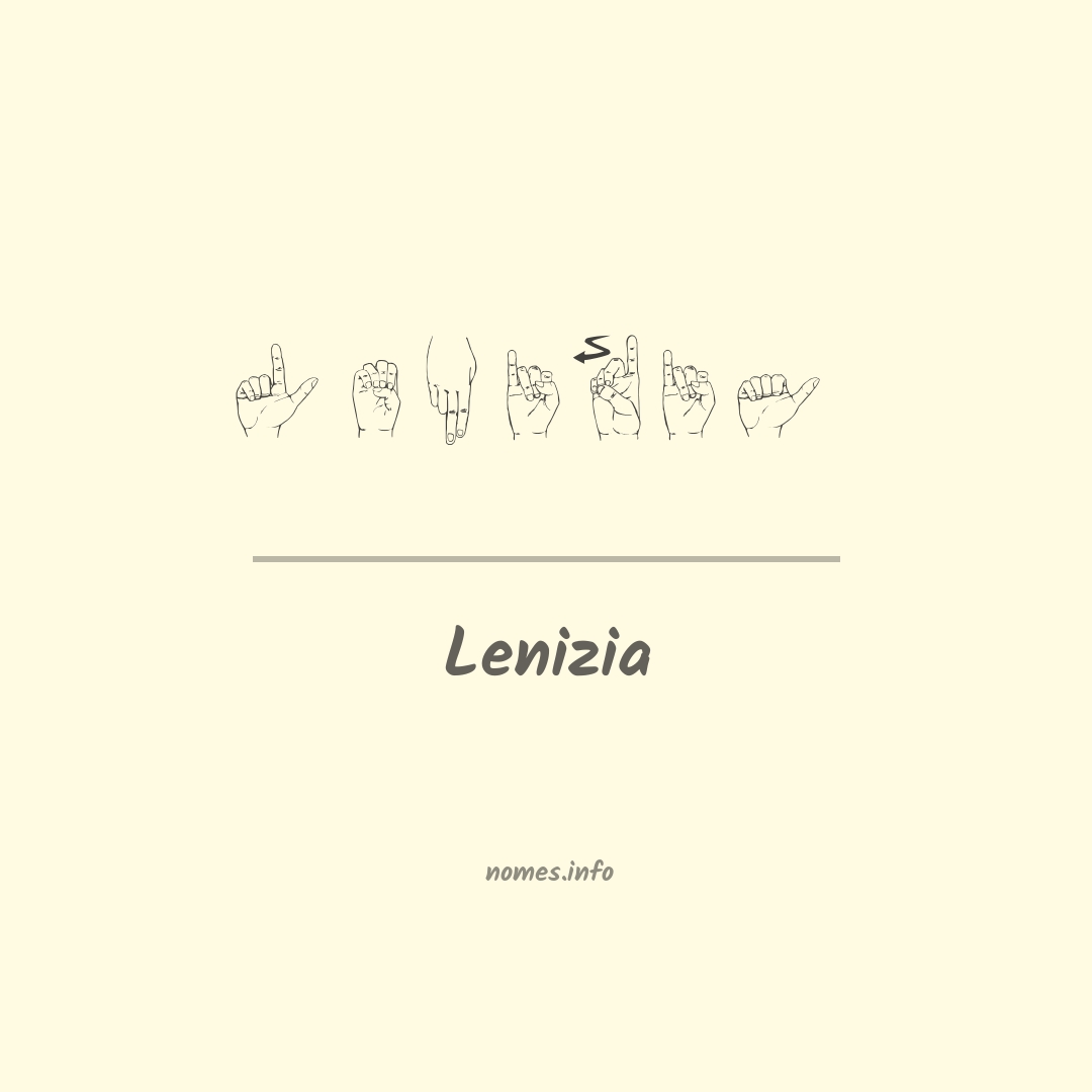 Lenizia em Libras