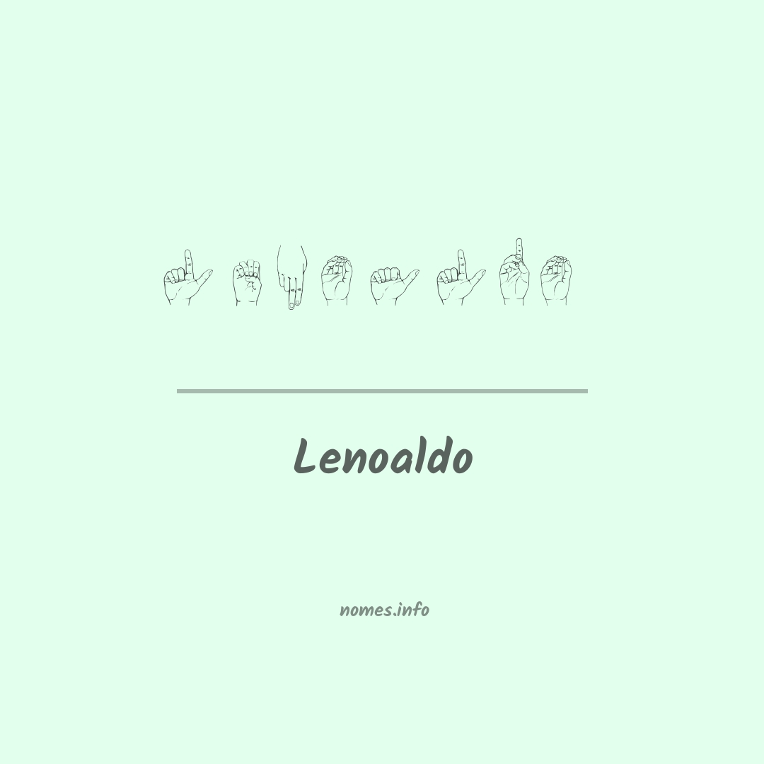 Lenoaldo em Libras
