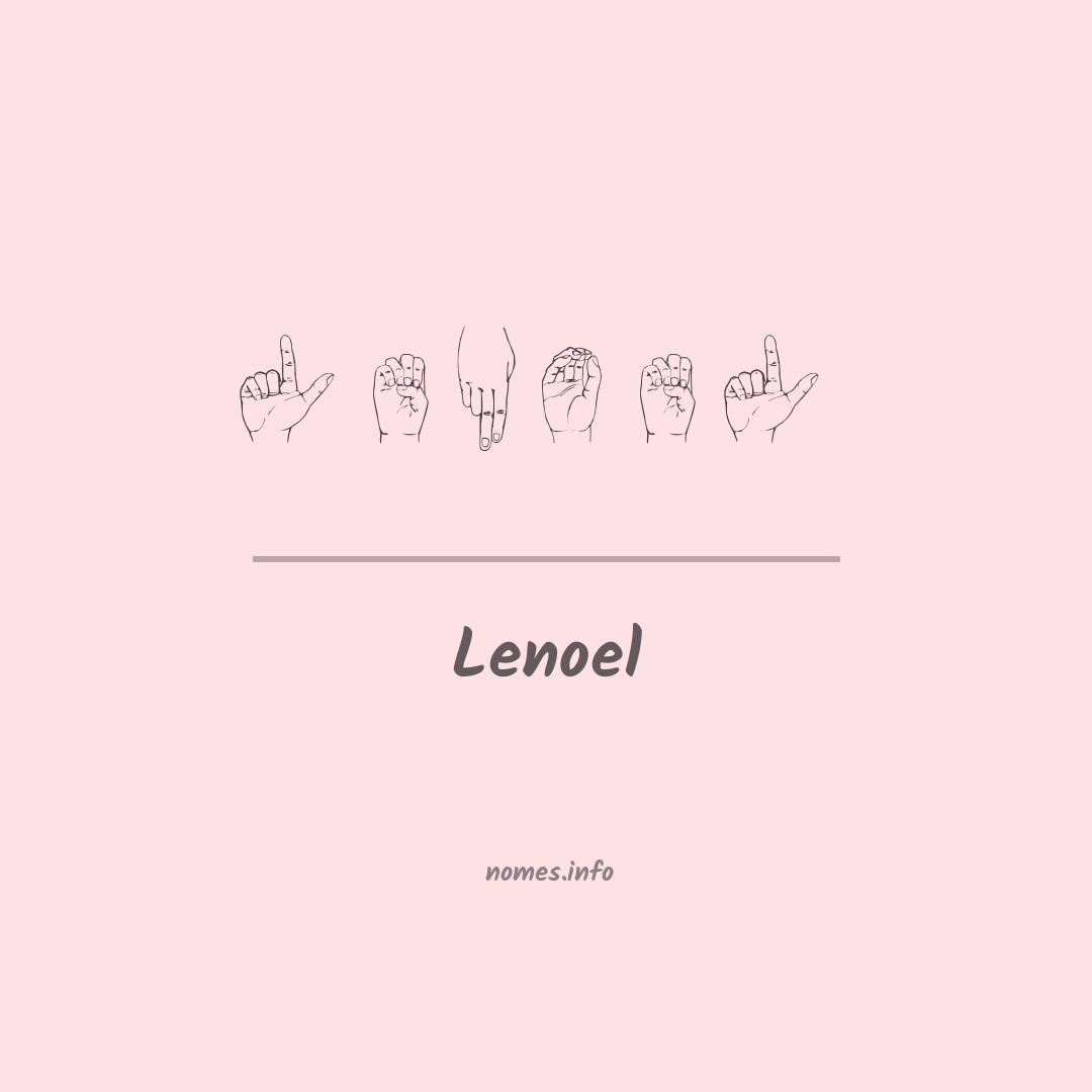 Lenoel em Libras