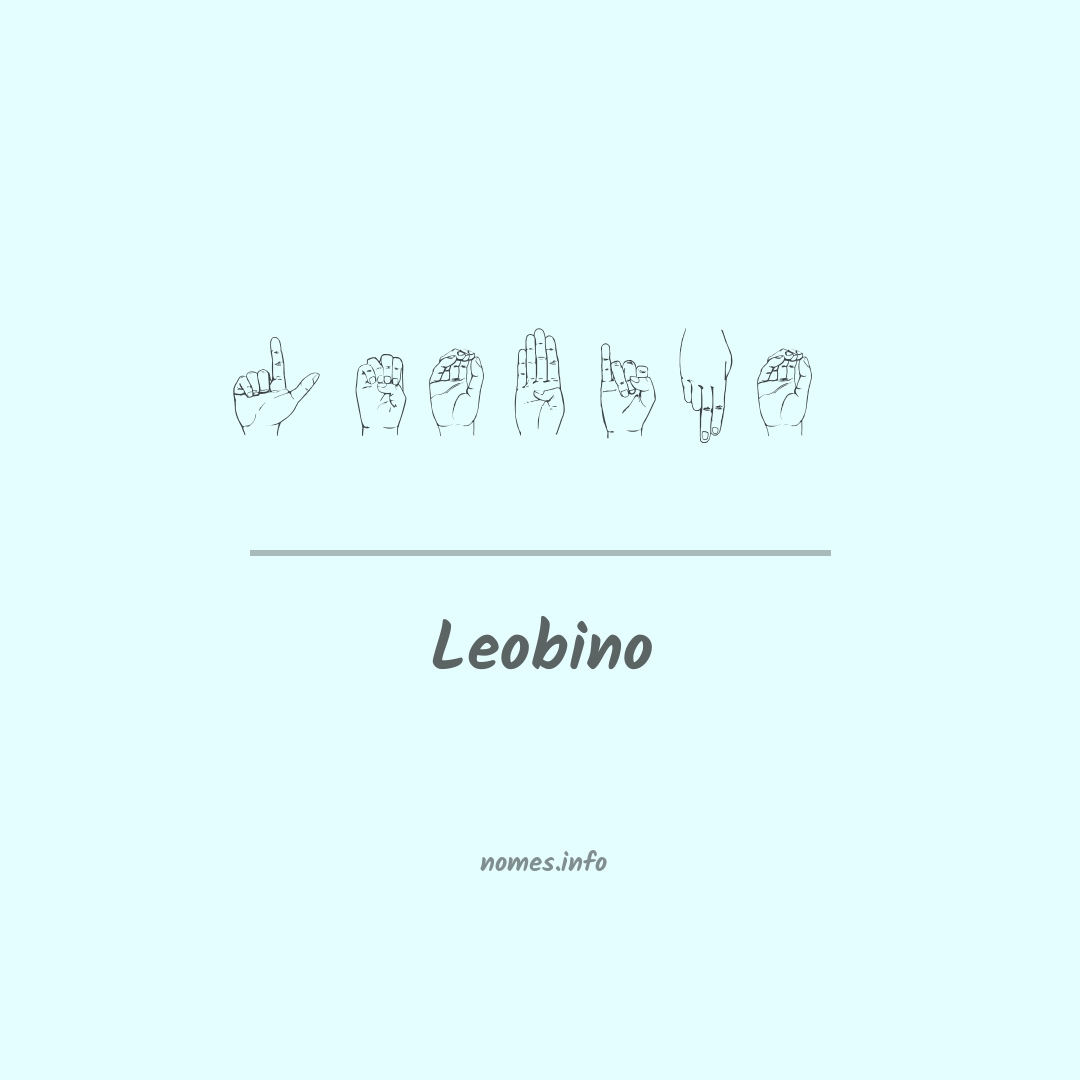 Leobino em Libras
