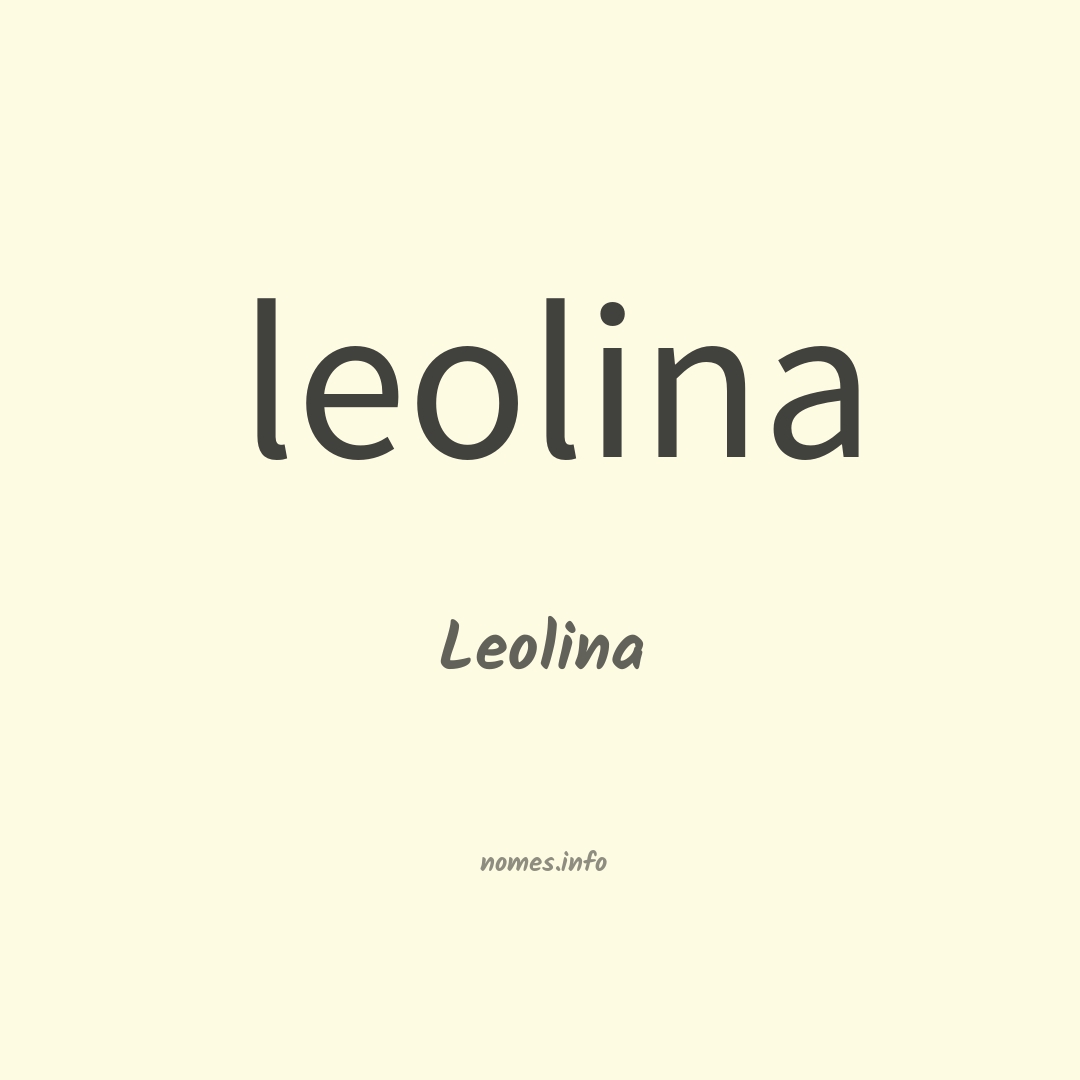 Leolina em chinês