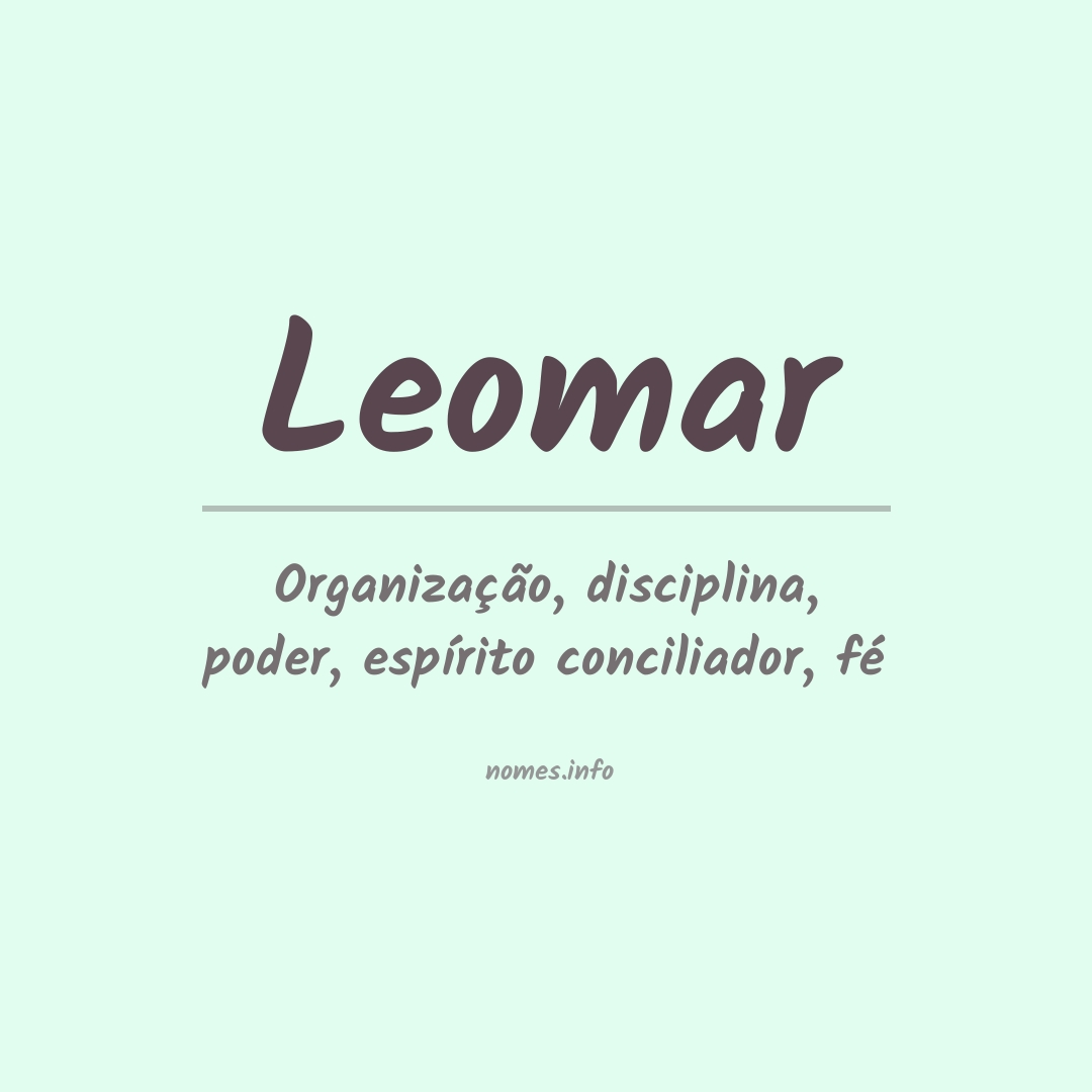 Significado do nome Leomar