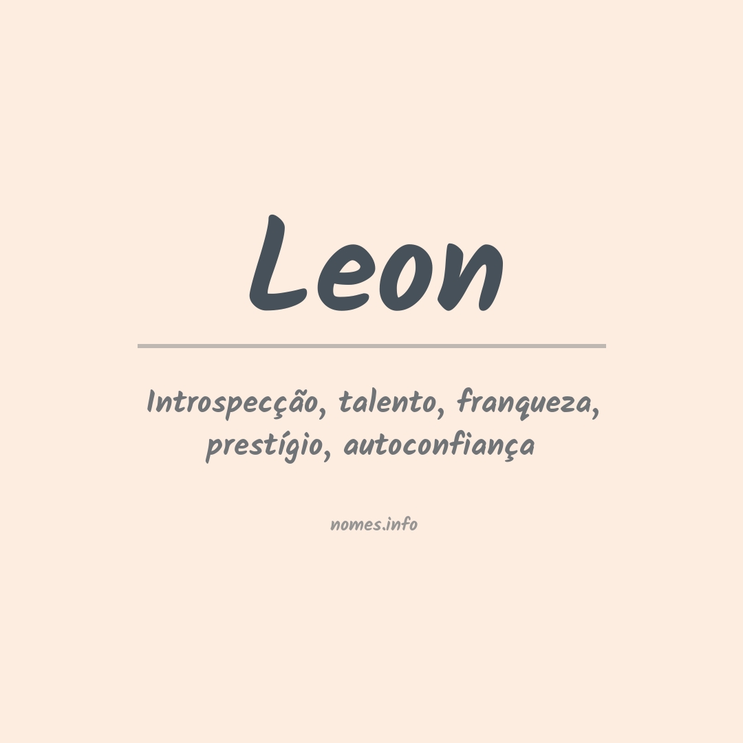 Significado do nome Leon