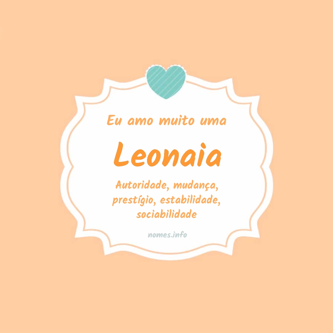 Significado Do Nome Leonaia