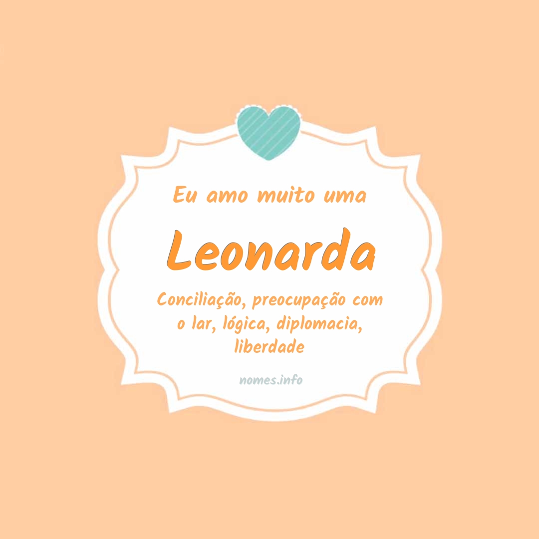 Eu amo muito Leonarda