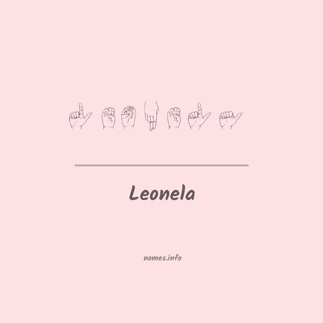 Leonela em Libras