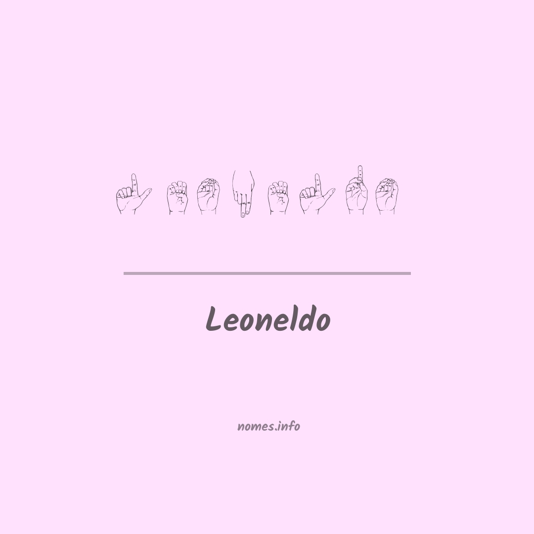 Leoneldo em Libras