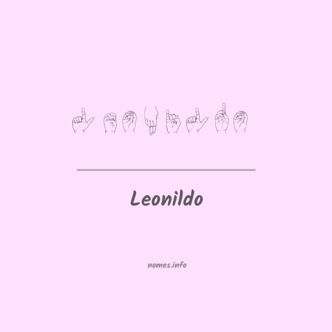 Leonildo em Libras
